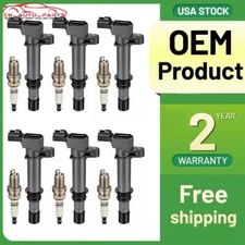 6pc spark plugs and ignition coil packs UF270 for 2002-2008 Jeep Liberty 3.7L V6