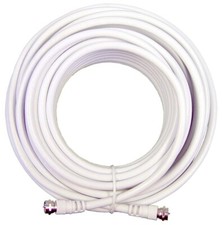 Wilson 950620 20" FT White RG6 Low Loss Coax Cable IL/RT6-13509-950620-UG 