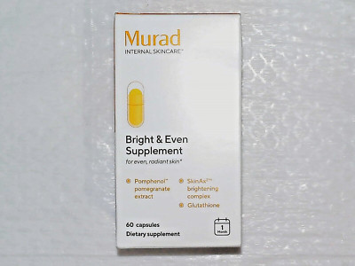 MURAD INTERNAL SKINCARE BRIGHT & EVEN SUPPLEMENT 60 CAPSULES BRAND NEW