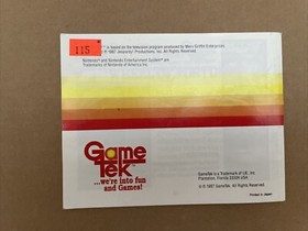 Instruction Booklet Manual ONLY - JEOPARDY - Nintendo NES - Round Seal.