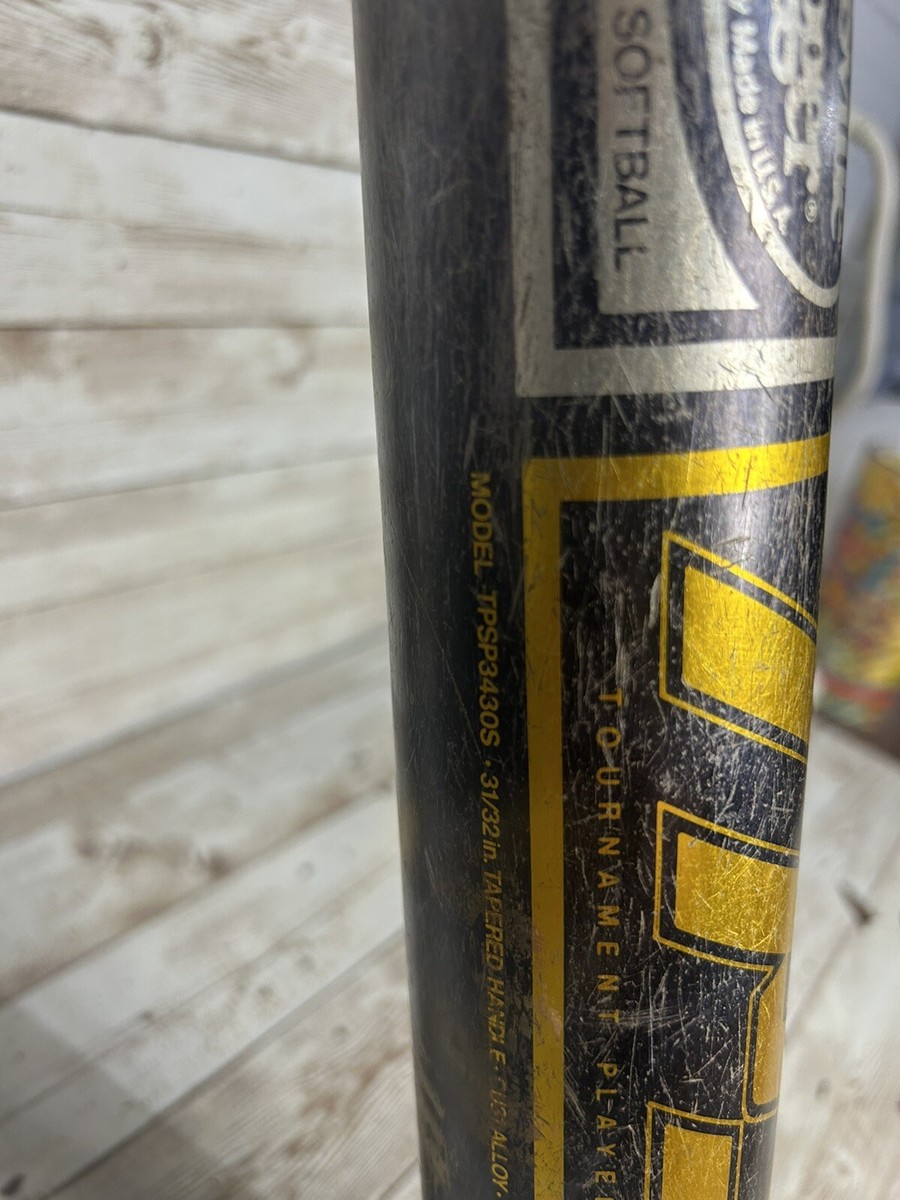 Batte De Softball TPS Louisville Slugger 34" 30 Oz - Modèle TPSP3430S, Noire, Occasion Signée
