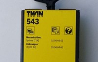 Bosch Wischerblatt Twin 543 Scheibenwischer FüR Mercedes Benz, Volkswagen