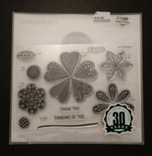 Close To My Heart CTMH My Acrylix Pretty Petals C1599 New Stamp Set
