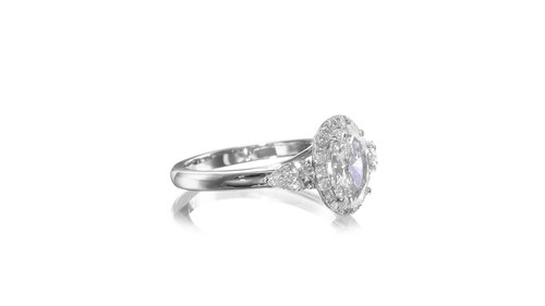 Diamond Engagement Ring VVS2 F 2 Ct Lab-created 14k White Gold IGI Certified CVD - Video 1 of 1