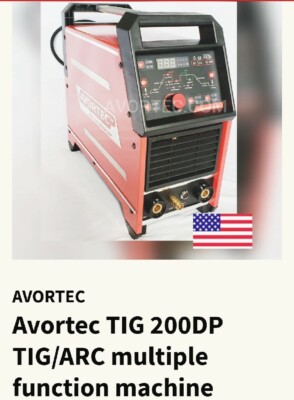 TIG200ACDC Aluminum Tig Welder with DC Stick/Arc Welder+ Footpedal. 