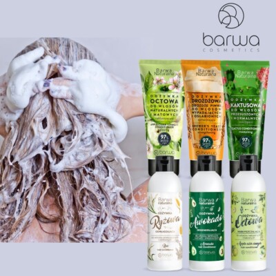 Haarshampoo & Conditioner Barwa Tiefenreinigung Feuchtigkeitsspendend PEH Natural Vegan