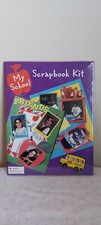 SCRAPBOOK KIT - MY SCHOOL - CREATE YOUR OWN UNIQUE DESIGNS - BRAND NEW