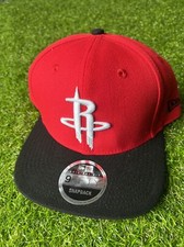 Houston Rockets Snapback Cap Men's Red One Size New Era NBA Basketball 9Fifty