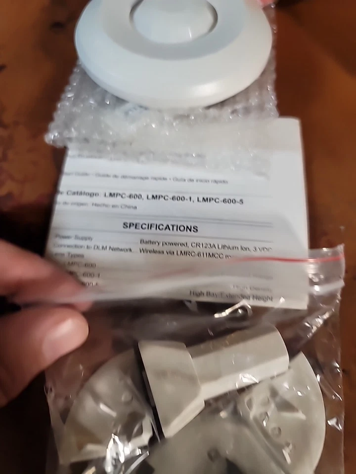 Legrand Wattstopper LMPC-600 Wireless PIR Celing Sensor NIB - Image 4 of 4