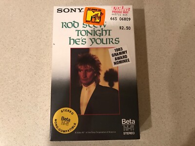 Rod Stewart: Tonight He's Yours (BETA, 1983) Sealed Sony Video 45
