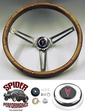 1969-1980 Pontiac Wood Steering Wheel 15 Muscle Car Walnut 1969-1980 Pontiac Wood Steering Wheel 15 Muscle Car Walnut