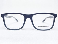NEW Emporio Armani EA3112 5197 Mens Matte Grey Square Eyeglasses Frames 54/18