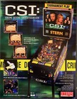 CSI Crime Scene Investigation - Stern Pinball Flyer - Pat Lawlor 2008 - Box Ship — photo 1