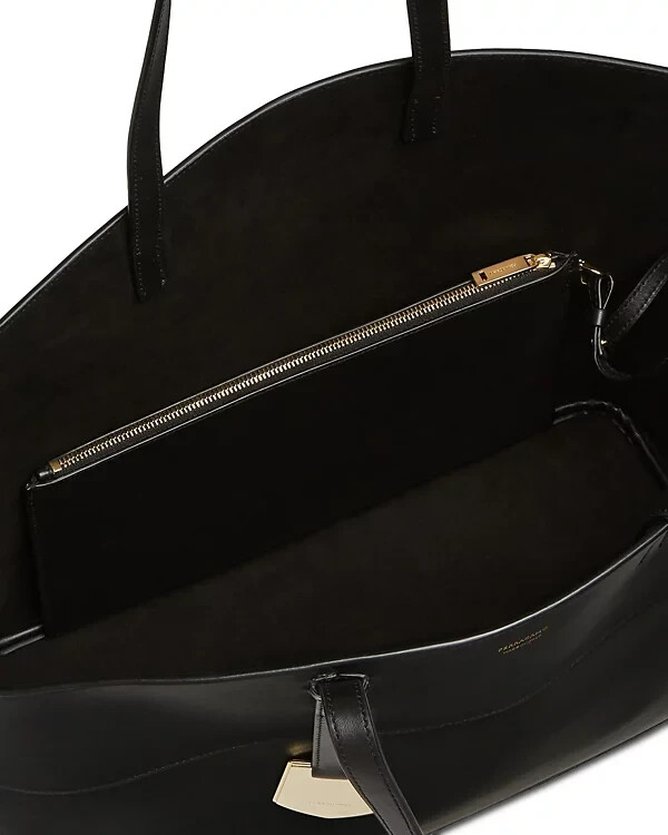 Salvatore Ferragamo Medium BLACK Leather Charming Tote Bag***$1750****NWT*** image 3