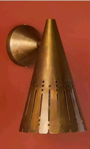 Vintage Mid Century Modern Italian Wall Sconce Handmade Pair Design Wall Décor - Picture 2 of 8