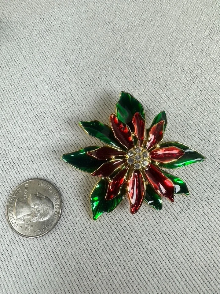 Prendedor de Navidad de colección de moda navideña en capas Foto 2 de 4