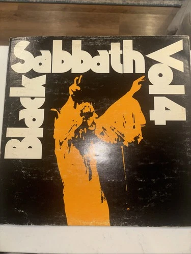 Black Sabbath - Vol 4. - White Label (PROMO) / Cover VG/ Lp VG +