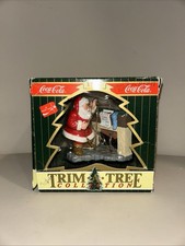 1997 Coca Cola Coke Christmas Holiday Ornament Trim A Tree Collection Santa 1963