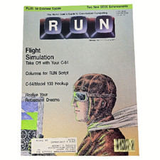 RUN Magazine February 1987 Commodore 64 128 Computer Program Software Vintage