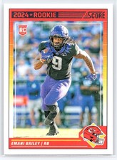 2024 Score #394 Emani Bailey Kansas City Chiefs Rookie