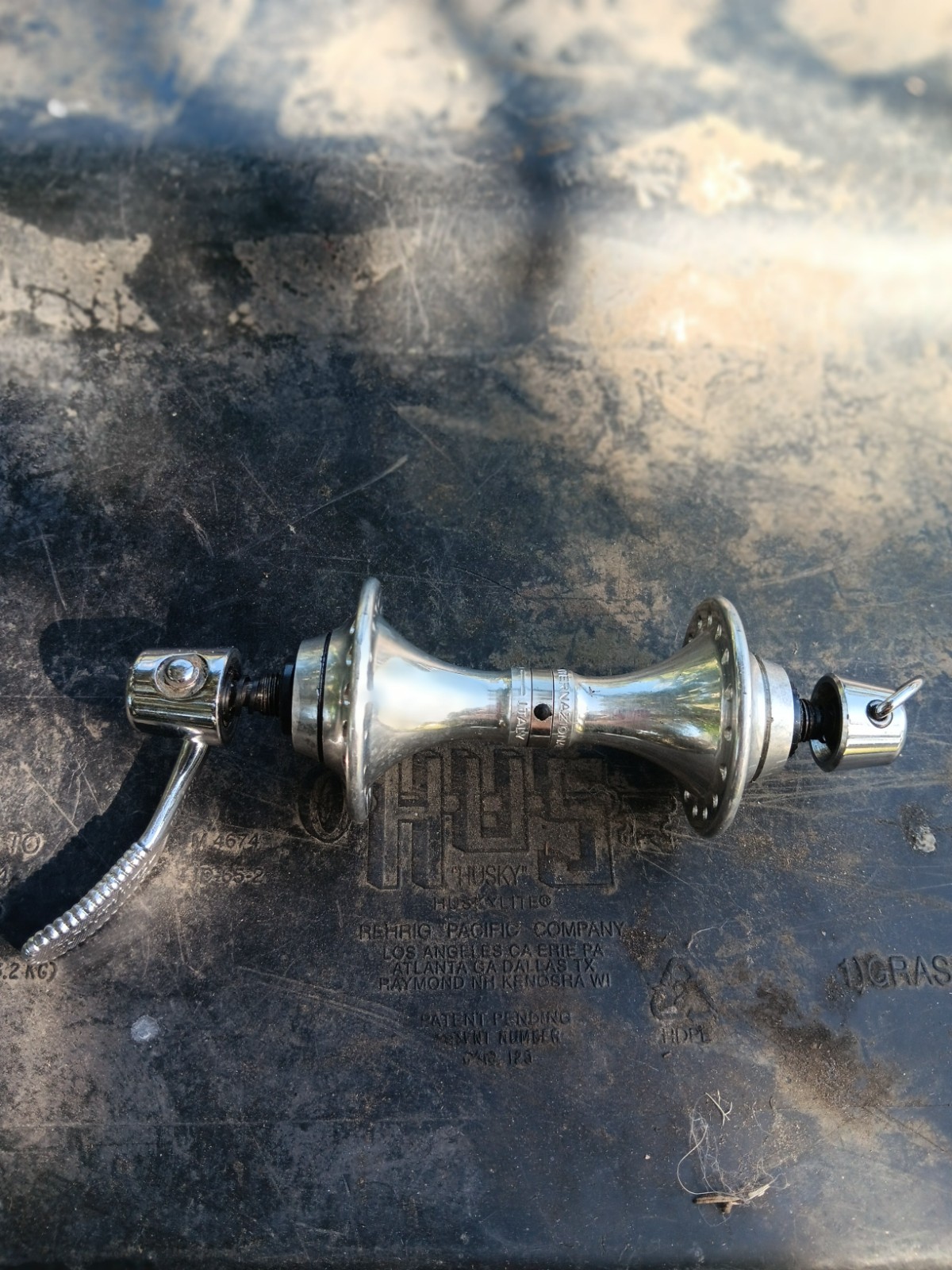 Campagnolo C-Record Front Hub, 32 Hole with Skewer EXCELLENT +++ condition.