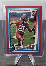 2025 Panini Donruss Benjamin Morrison Red Press Proof Rated Rookie