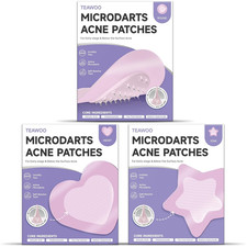 27-Count Microdart Acne Patches, Cute Multishaped, Hydrocolloid Pimple Patches