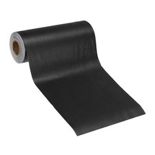 Self Adhesive Wood Grain Repair Tape 33'x 6" for Furniture, Black Wood Grain