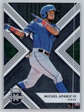 2018 PANINI ELITE EXTRA EDITION #94 MIGUEL APARICIO TEXAS RANGERS /999