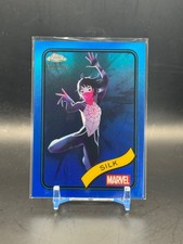 2025 Topps Chrome Marvel SILK #108 Blue Refractor (186) /299 RAW