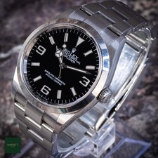 Rolex Explorer 36mm 124270 Black Dial Unpolished Complete Set 6