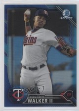 2016 Bowman Chrome Prospects Blue Refractor 24/150 Adam Walker Brett II 4g7