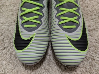 Nike Mercurial Vapor 11 AG Pro Soccer Cleat Gray size 6 Men's