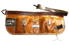 Action Leathercraft Heavy Duty K-428 Leather Tool Belt Vintage Carpenter’s Belt