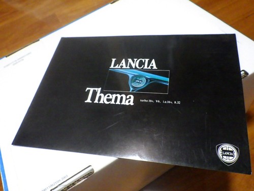LANCIA THEMA Japanese Brochure 1989?  L34B2/C1/E/Q