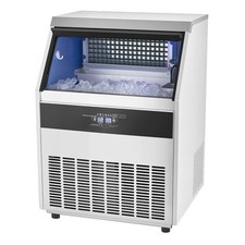 Uimoso 440lbs Commercial Ice Maker Machine Under Counter Ice Cube 88lb Storage