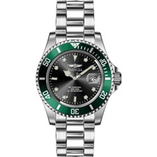 Invicta Pro Diver Date Quartz Black Dial Gree...