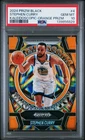 2024 Panini Prizm Black Basketball Orange Stephen Curry #4 PSA 10
