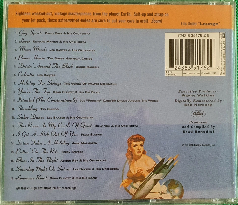 CD Anthologie von Capitol Records "Ultra Lounge Collection" hier Space Cascades - Bild 2 von 4