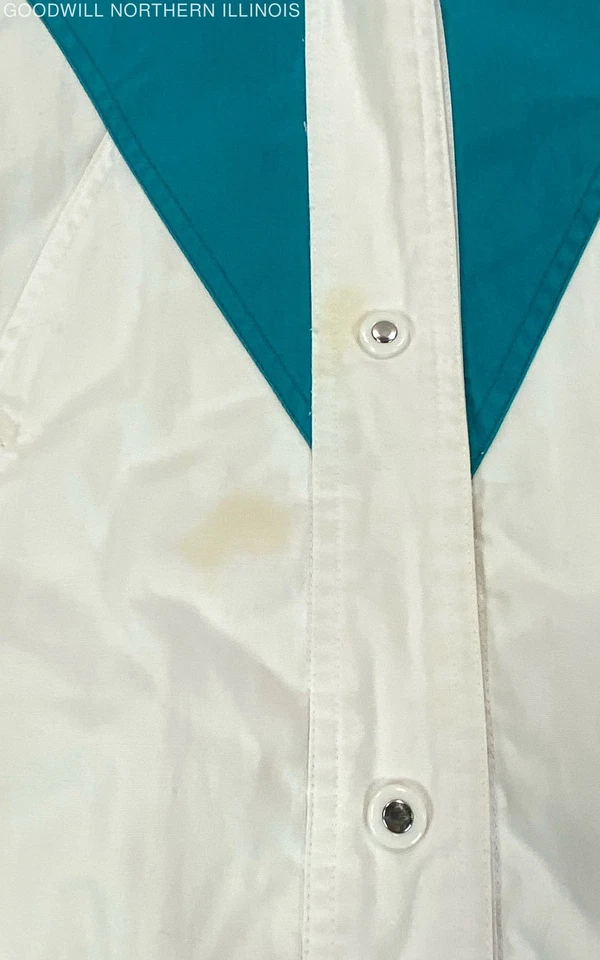 Vintage Women's Izzi Colorblock Windbreaker Jacket White Pink Purple Teal - Image 2 of 4