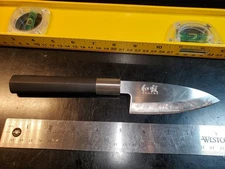 Kai Wasabi Black Deba Knife 4.5" STAINLESS STEEL  Japanese High Quality Knife