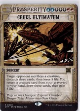 Cruel Ultimatum Outlaws of Thunder Junction: Breaking News Regular NM R 0040