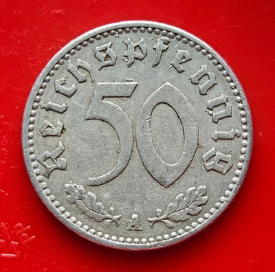 +++ Deutsches Reich 50 Reichspfennig 1940 A  +++Vv3 - Bild 1 von 2