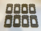 Playmobil Medieval Castle Wall Walls Window Panels Steck Vintage