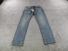 Steel City Denim Jeans Mens 32 Blue Wash Selvedge Straight Leg 13oz