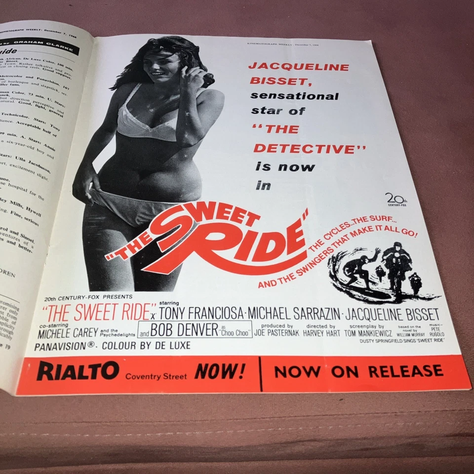 Kine Weekly 1968.Steve McQueen Bullitt. Carry on up the Khyber.Battle of Britain - Image 2 of 3