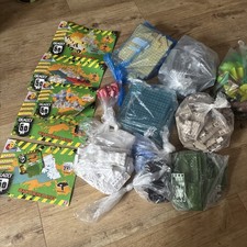 Large Selection Of Deadly 60 Playset Pieces And Some Instruction Booklets