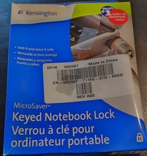 New Kensington 6' Cable 64068F MicroSaver Keyed Notebook Lock