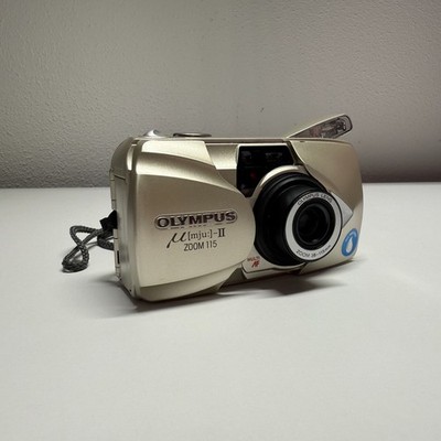 Olympus mju-II Zoom 115 µ analoge 35mm Kompaktkamera 38-115mm Point & Shoot