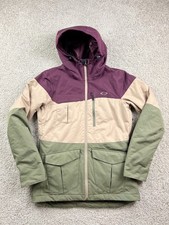 Oakley Bravo Jacket Womens Size XS Waterproof Thinsulate Snowboarding Colorblock